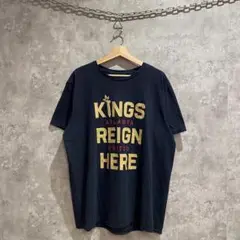 【送料無料】USA古着 KINGS REIGN HERE 両面プリント Tシャツ