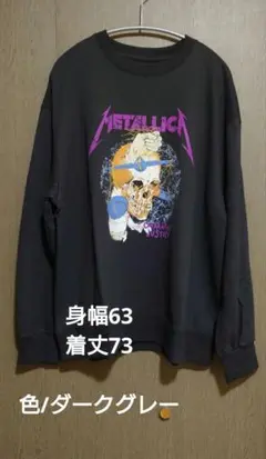 METALLICA スウェット、トレーナー