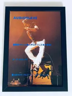 AUDIOSLAVE　オーディオスレイヴ　トムモレロ　ポスター風　B5額縁付き