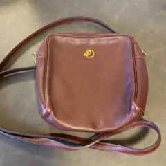 HERMES エルメス ショルダーバッグ ワインレッド シェーブル