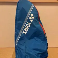 YONEXのバドミントン用バッグ、青/オレンジ