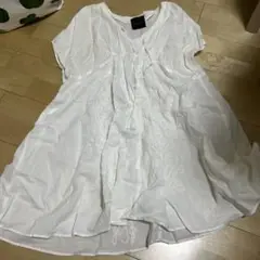 ROSSO ホワイト チュニック 半袖 フリー
