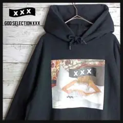 【三浦翔平着用モデル】ゴッドセレクション パーカー フードロゴ 希少XLサイズ