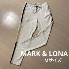 マークアンドロナ メンズゴルフウェア パンツ Mサイズ ホワイト