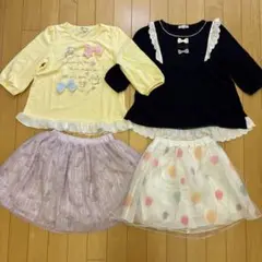 まとめ売り any FAM・マザウェイズ 春夏 5分袖トップス・スカート 130