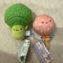 すみっこものてのりぬいぐるみ　すみっコマーケット　ブロッコリー ふろしきのあめ