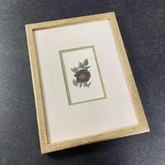 ⭐️ヴィンテージ⭐️【セット】絵画付き 金色額縁 バラ ローズ インテリア