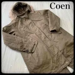 Coen コーエン ミリタリージャケット サイズM アースカラー