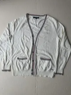 TOMMY HILFIGER ホワイト カーディガン M