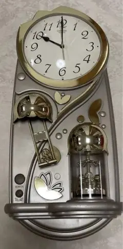 CITIZEN 掛時計 からくり　オルゴール音量調整機能付き　美品