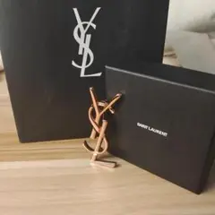 YSL SAINT LAURENT ローズゴールド ブローチ