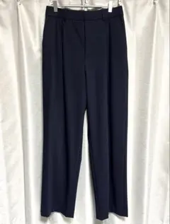 UNIQLO タックワイドパンツ 丈長め