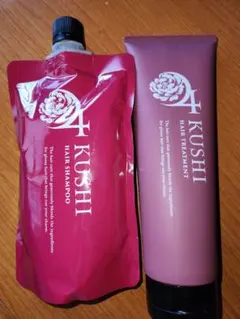 新品未開封 94 KUSHI シャンプー トリートメント ハッピーちゃん KUSHI ヘアシャンプー／トリートメントセット | すべての商品