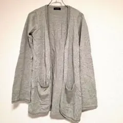 EGOISTO グレーチェーンライン カーディガン グレー