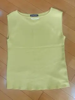 再値下げ！UNITED ARROWS イエロー ノースリーブニット
