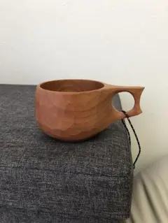 木製 多面体カップ ストラップ付き