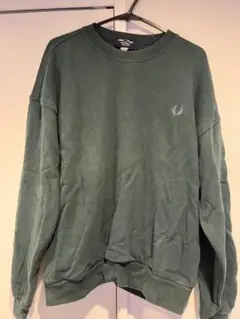FRED PERRY グリーン トレーナー