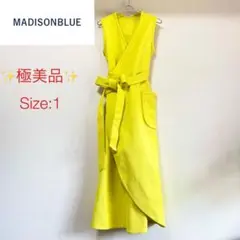 極美品✨マディソンブルー カシュクールワンピース ジレ コットン 羽織 2way