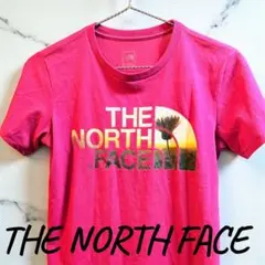 THE NORTH FACE ピンク ロゴ Tシャツ 半袖