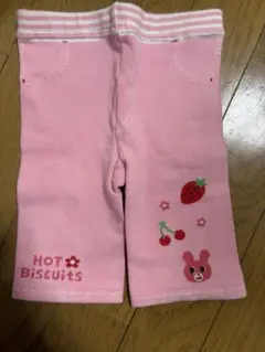 ミキハウス　HOT BISCUITS ピンク レギンス 100