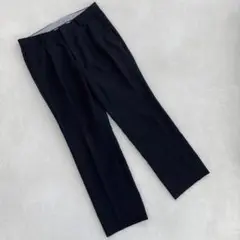 SI-RO-SET スラックス ウール混 ブラック Mサイズ シンプル