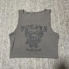 タンクトップ　グレー