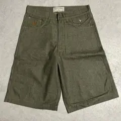 WALK IN PARIS デニムショーツ ハーフパンツ オリーブ カーキ 30