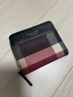 ブルーレーベルクレストブリッジ　二つ折り財布