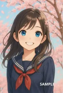 【在庫処分セール】愛瑠オリジナルイラスト ファンタジー系 女の子 No.47