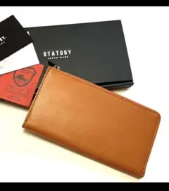 STATUSYil modo air イルモードエア 長財布　右利き用キャメル