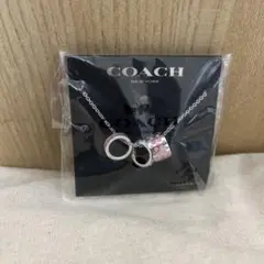 coach ペンダント(ピンク×シルバー)