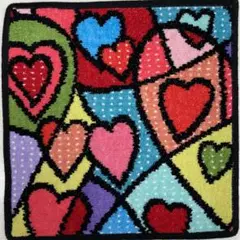 【新品未使用】フェイラータオルハンカチ25x25cm HEAT BEATブラック