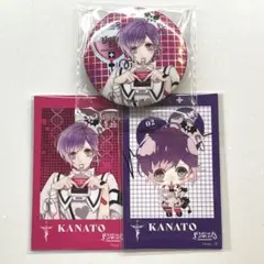DIABOLIKLOVERS ディアラバ ポラ風ラメカード 缶バッジ 逆巻カナト