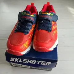 ⭐️新品⭐️SKLSHOTER スニーカー 18.5cm 赤 ネイビー