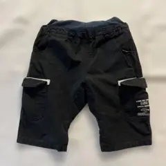 ハイキング　ブラック ハーフパンツ サイズ150 黒　カーゴパンツ