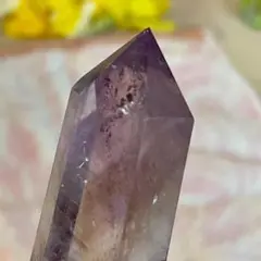 アメジスト ポイント 天然石 75g 浄化 紫水晶 パワーストーン 六角柱