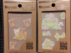 みにっコとあそぼ＆チャイロイコグマのお友達 布用ステッカー irodo 各１袋