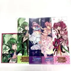 裏マクロス 超時空フェスティバル マクロス しおり　クリアカード　５種セット