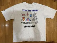 しまむら　LOGOS DAYSトムアンドジェリー　プリントT グレー　L