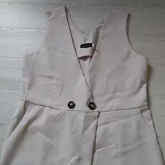【美品】オールインワン　綺麗めサロペット　Lサイズ