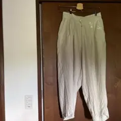DOUBLE アイボリー サルエルワイドパンツ