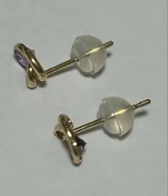 【最終値下げ】 K10 アメジスト ピアス