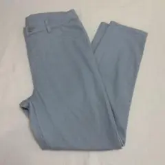 UNIQLO クロップドレギンスパンツ ライトブルー L