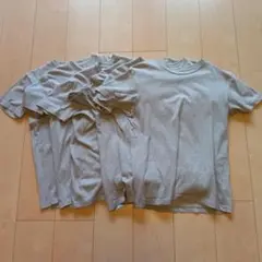 ユニクロ ドライカラークルーネックTシャツ グレー Sサイズ 6枚