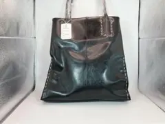 ほぼ新品♬ トリニティー ブラック トートバッグ ステッチデザイン