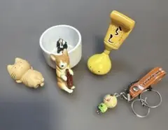 ミニチュア　ガチャガチャ　フィギュア　5点まとめ売り