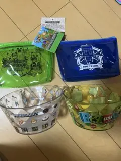 新品　マイクラ　グッズ　クリアポーチ　小物ケース