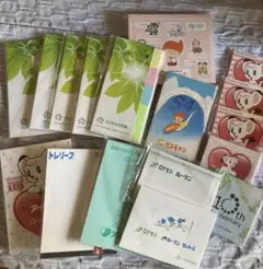 製薬会社ノベルティ　付箋紙とメモ帳