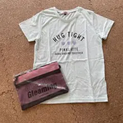 【ラブトキ】サコッシュ未使用&ピンクラテTシャツ