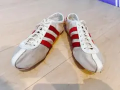 adidas　スパイク　赤/白　ヴィンテージ　70〜80s　博物館　観賞用